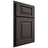 Shiloh Cabinetry Partial Overlay Richmond White Oak Rift Cut Creekside Door