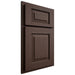 Shiloh Cabinetry Partial Overlay Richmond White Oak Rift Cut Dusk Door