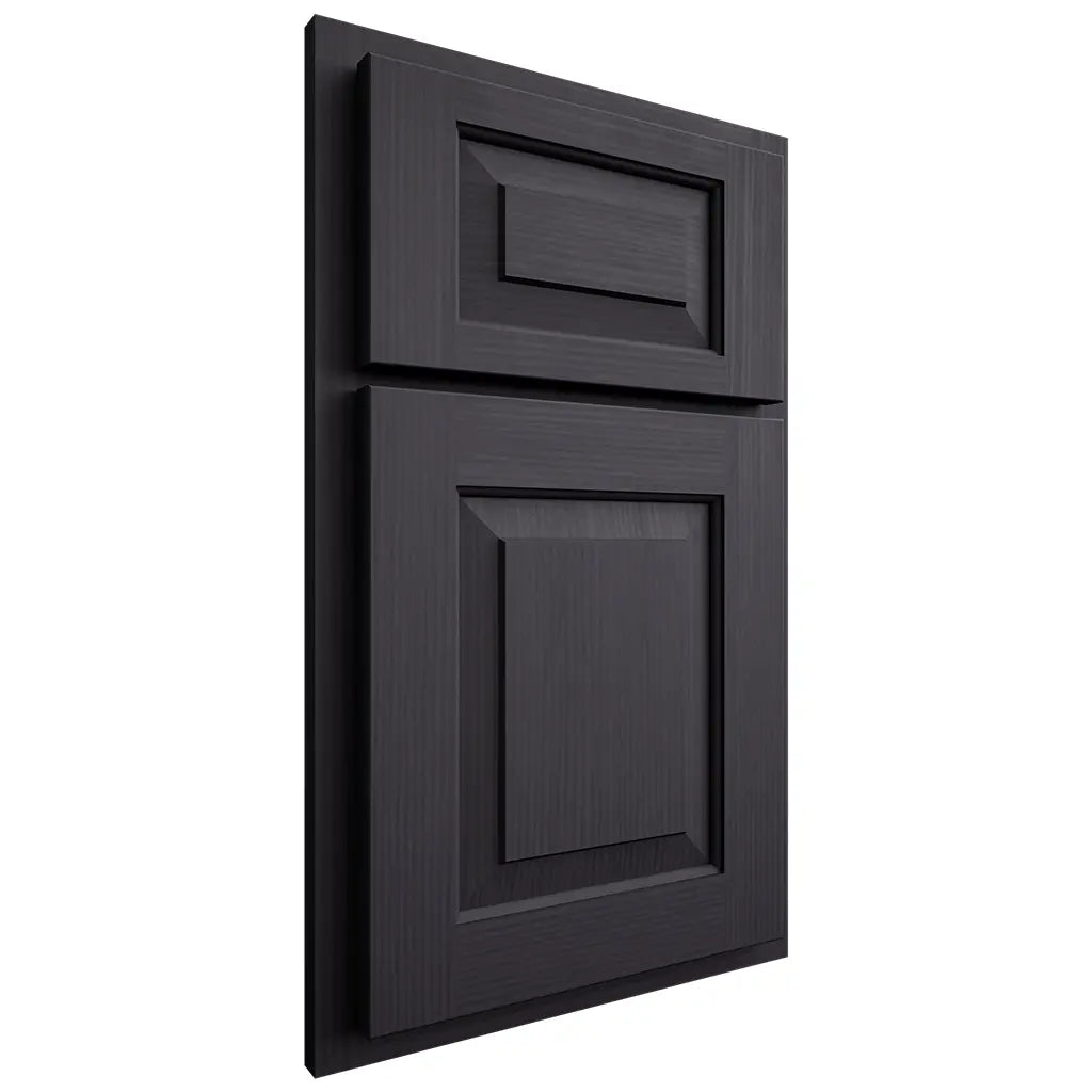 Shiloh Cabinetry Partial Overlay Richmond White Oak Rift Cut Harbor Door