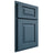 Shiloh Cabinetry Partial Overlay Richmond White Oak Rift Cut Hudson Door