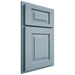Shiloh Cabinetry Partial Overlay Richmond White Oak Rift Cut Sky Door