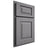 Shiloh Cabinetry Partial Overlay Richmond White Oak Rift Cut Sterling Door