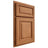 Shiloh Cabinetry Partial Overlay Savannah Cherry Plain Cut Medium Door