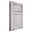 Shiloh Cabinetry Partial Overlay Savannah Hickory Plain Cut Cotton Door