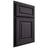 Shiloh Cabinetry Partial Overlay Savannah Hickory Plain Cut Harbor Door