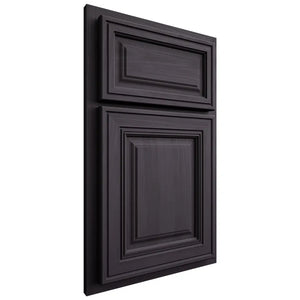 Shiloh Cabinetry Partial Overlay Savannah Hickory Plain Cut Harbor Door
