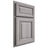 Shiloh Cabinetry Partial Overlay Savannah Hickory Plain Cut Stratus Door