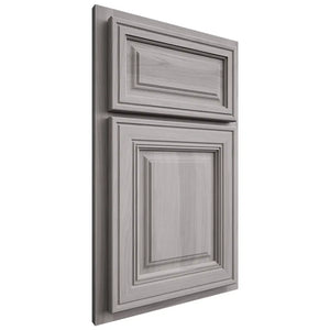 Shiloh Cabinetry Partial Overlay Savannah Hickory Plain Cut Stratus Door