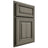 Shiloh Cabinetry Partial Overlay Savannah Hickory Plain Cut Thyme Door