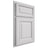 Shiloh Cabinetry Partial Overlay Savannah Paintable Arctic Door