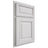Shiloh Cabinetry Partial Overlay Savannah Paintable Polar Door