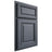 Shiloh Cabinetry Partial Overlay Savannah Paintable Slate Tile Door