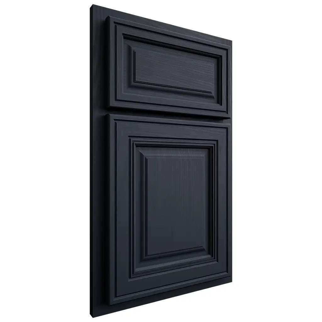 Shiloh Cabinetry Partial Overlay Savannah Poplar Plain Cut Hudson Door