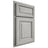 Shiloh Cabinetry Partial Overlay Savannah Poplar Plain Cut Stratus Door