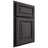 Shiloh Cabinetry Partial Overlay Savannah Red Oak Plain Cut Harbor Door