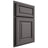 Shiloh Cabinetry Partial Overlay Savannah Walnut Plain Cut Cadet Door