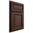 Shiloh Cabinetry Partial Overlay Savannah White Oak Plain Cut Braun Door