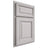 Shiloh Cabinetry Partial Overlay Savannah White Oak Plain Cut Cotton Door