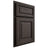 Shiloh Cabinetry Partial Overlay Savannah White Oak Plain Cut Creekside Door