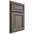 Shiloh Cabinetry Partial Overlay Savannah White Oak Plain Cut Flagstone Door