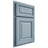 Shiloh Cabinetry Partial Overlay Savannah White Oak Plain Cut Sky Door