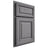 Shiloh Cabinetry Partial Overlay Savannah White Oak Plain Cut Sterling Door