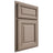 Shiloh Cabinetry Partial Overlay Savannah White Oak Plain Cut Whitewash Door