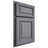 Shiloh Cabinetry Partial Overlay Savannah White Oak Quarter Sawn Cadet Door