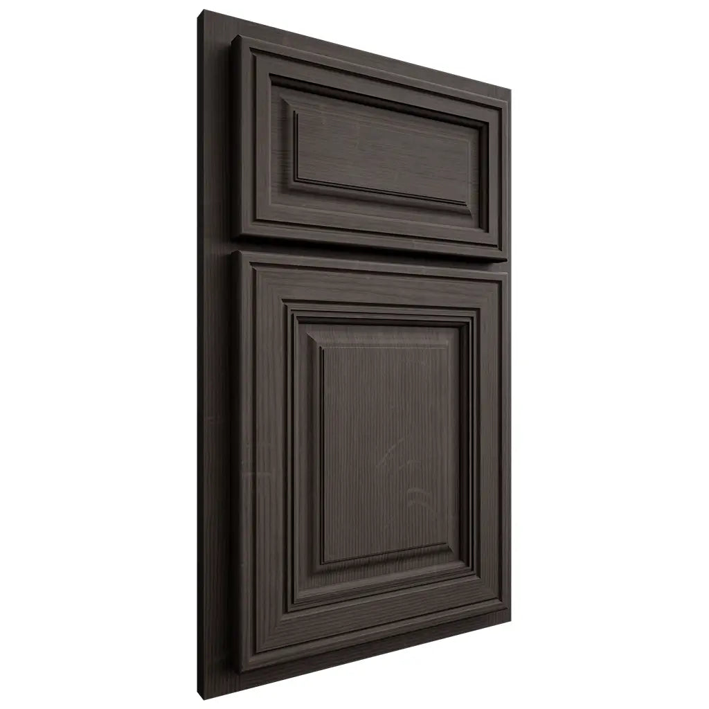 Shiloh Cabinetry Partial Overlay Savannah White Oak Quarter Sawn Creekside Door