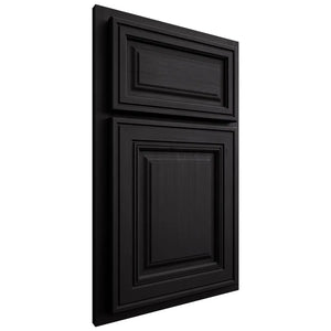 Shiloh Cabinetry Partial Overlay Savannah White Oak Quarter Sawn Espresso Door