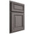 Shiloh Cabinetry Partial Overlay Savannah White Oak Quarter Sawn Flagstone Door
