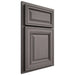 Shiloh Cabinetry Partial Overlay Savannah White Oak Quarter Sawn Flagstone Door