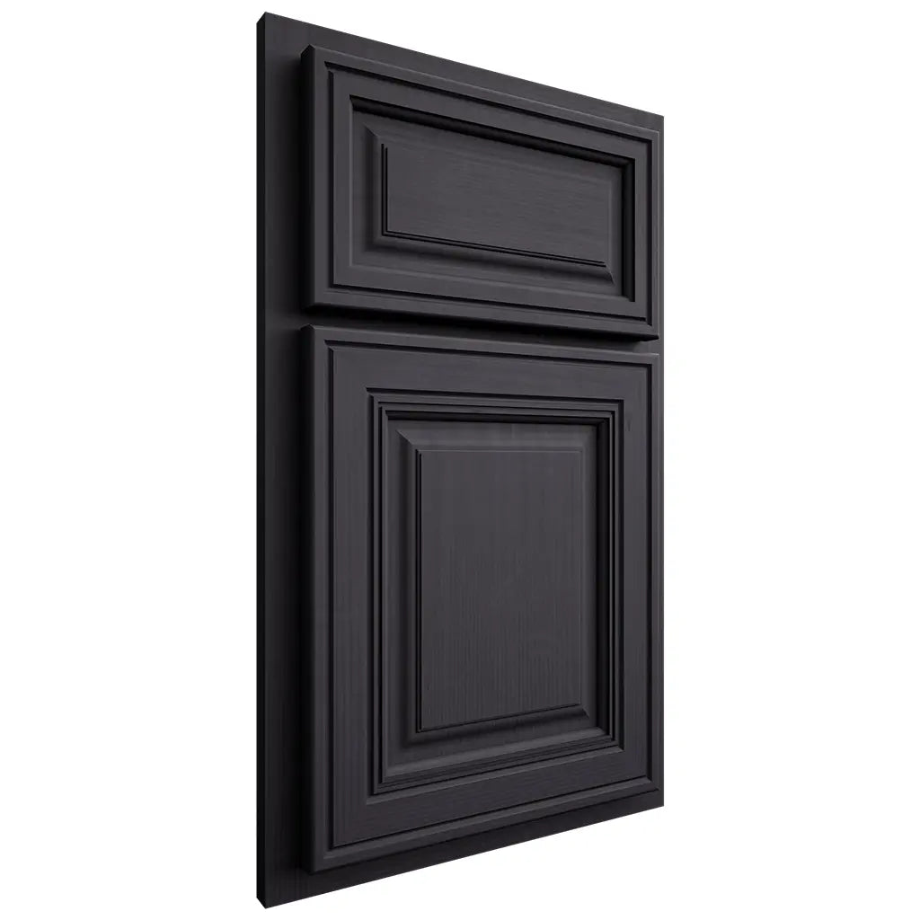 Shiloh Cabinetry Partial Overlay Savannah White Oak Quarter Sawn Harbor Door