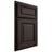Shiloh Cabinetry Partial Overlay Savannah White Oak Quarter Sawn Morel Door