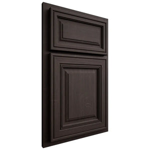 Shiloh Cabinetry Partial Overlay Savannah White Oak Quarter Sawn Morel Door