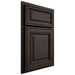 Shiloh Cabinetry Partial Overlay Savannah White Oak Quarter Sawn Morel Door