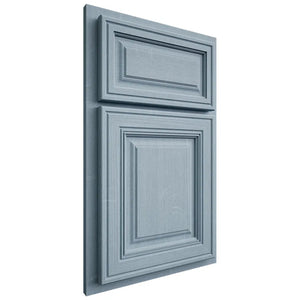Shiloh Cabinetry Partial Overlay Savannah White Oak Quarter Sawn Sky Door