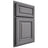 Shiloh Cabinetry Partial Overlay Savannah White Oak Quarter Sawn Sterling Door