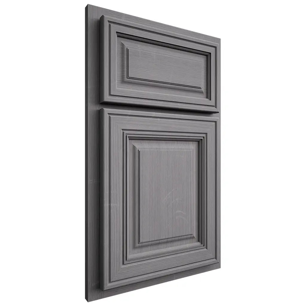 Shiloh Cabinetry Partial Overlay Savannah White Oak Quarter Sawn Sterling Door