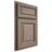 Shiloh Cabinetry Partial Overlay Savannah White Oak Rift Cut Almond Door