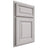 Shiloh Cabinetry Partial Overlay Savannah White Oak Rift Cut Cotton Door