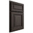 Shiloh Cabinetry Partial Overlay Savannah White Oak Rift Cut Creekside Door