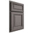 Shiloh Cabinetry Partial Overlay Savannah White Oak Rift Cut Flagstone Door