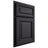 Shiloh Cabinetry Partial Overlay Savannah White Oak Rift Cut Harbor Door