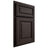 Shiloh Cabinetry Partial Overlay Savannah White Oak Rift Cut Morel Door