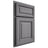 Shiloh Cabinetry Partial Overlay Savannah White Oak Rift Cut Sterling Door
