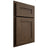 Shiloh Cabinetry Partial Overlay Scottsdale Alder Plain Cut Caviar Door