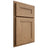 Shiloh Cabinetry Partial Overlay Scottsdale Alder Plain Cut Dusty Road Door