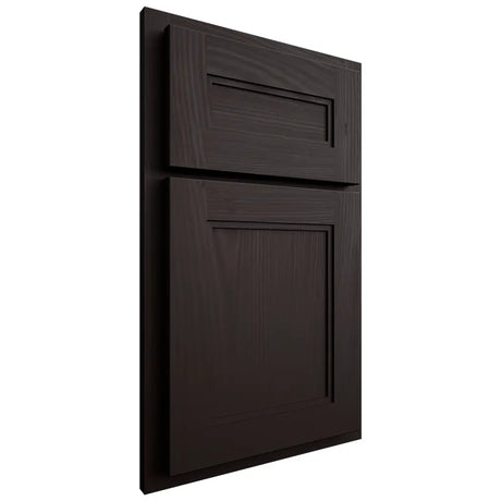 Shiloh Cabinetry Partial Overlay Scottsdale Alder Plain Cut Espresso Door