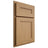 Shiloh Cabinetry Partial Overlay Scottsdale Alder Plain Cut Natural Door